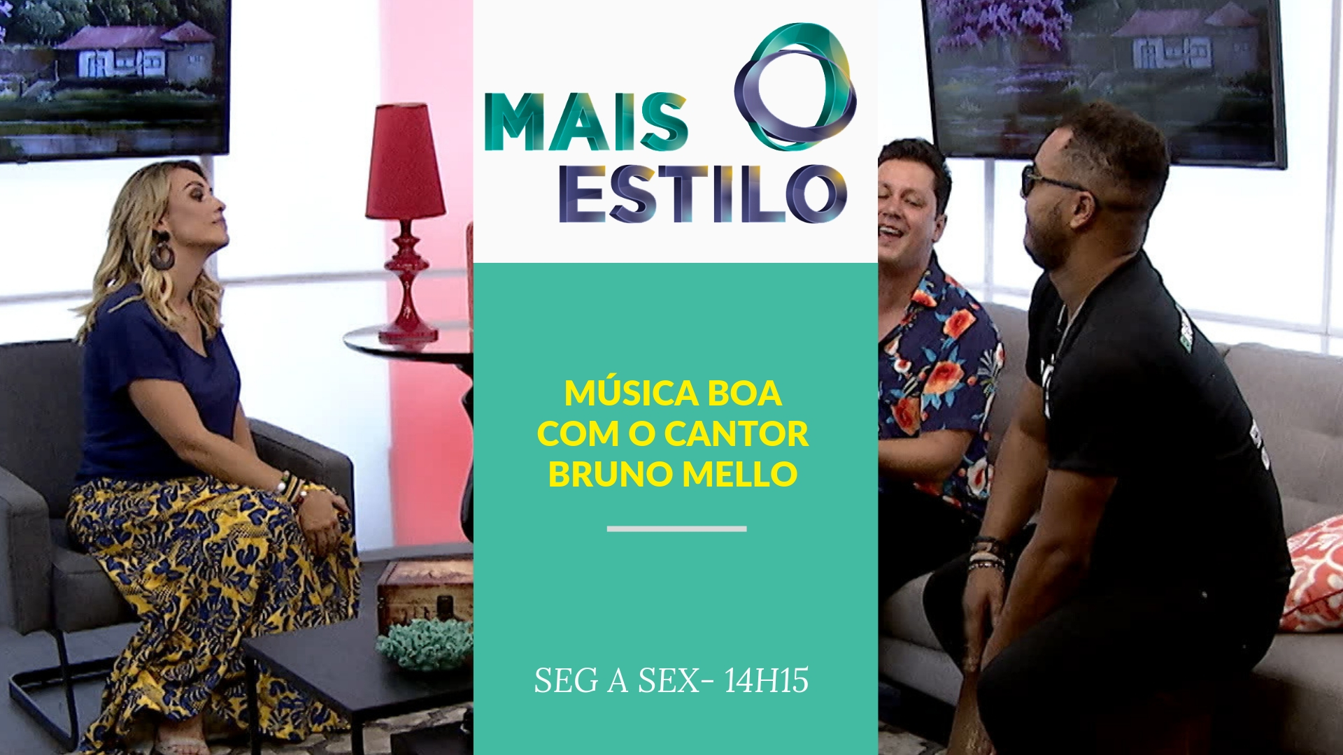 Mais Estilo : Entrevista com o Cantor Bruno Mello